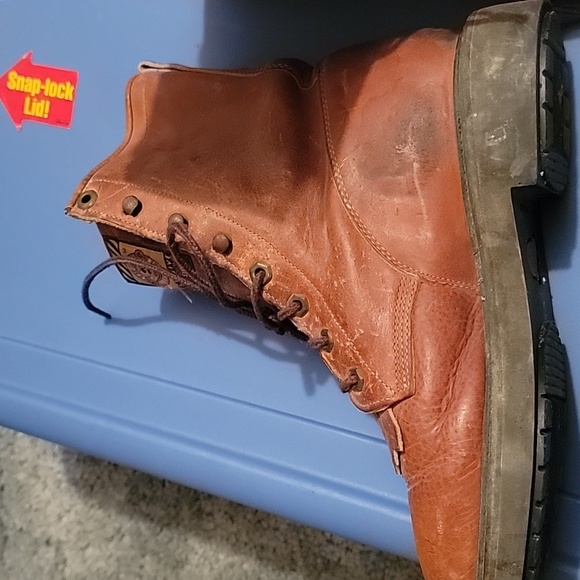 LADIES JUSTIN WORK BOOT SIZE 7.5 - Picture 3 of 9